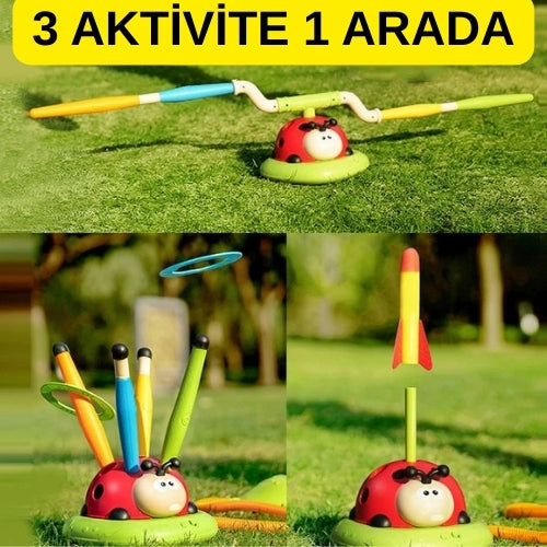 HAREKETLİ AKTİVİTE SETİ | ZIPLA, FIRLAT, İSABET ET – ÇOCUKLR İÇİN ENERJİ DOLU OYUN!