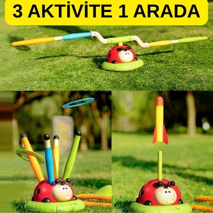 HAREKETLİ AKTİVİTE SETİ | ZIPLA, FIRLAT, İSABET ET – ÇOCUKLR İÇİN ENERJİ DOLU OYUN!