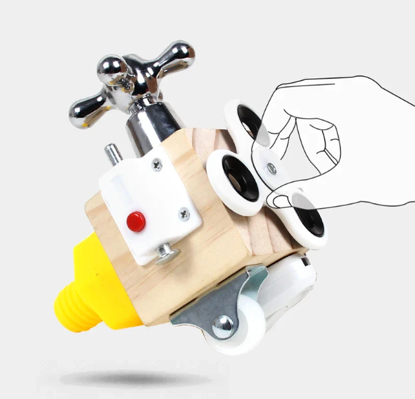 MONTESSORİ  AHŞAP AKIL VE ZEKA KÜPÜ: Hayal Gücünün Kilitlerini Açsın, Zihnini Geliştirsin!