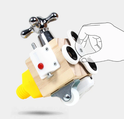 MONTESSORİ  AHŞAP AKIL VE ZEKA KÜPÜ: Hayal Gücünün Kilitlerini Açsın, Zihnini Geliştirsin!