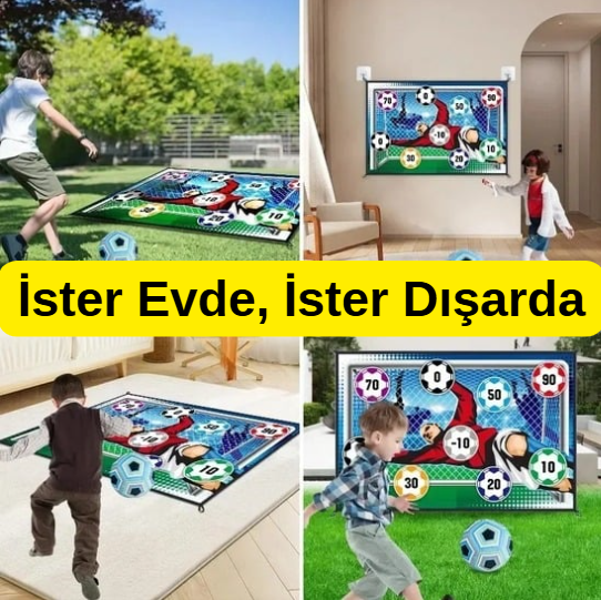 FUTBOL OYUN HALISI SETİ - İSTER EVDE İSTER DIŞARDA OYNA!