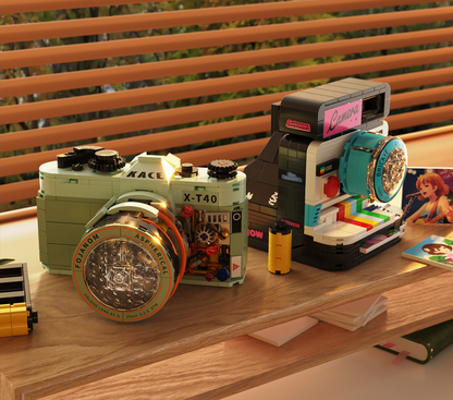 RETRO KAMERA BLOK MONTE OYUNCAKLAR