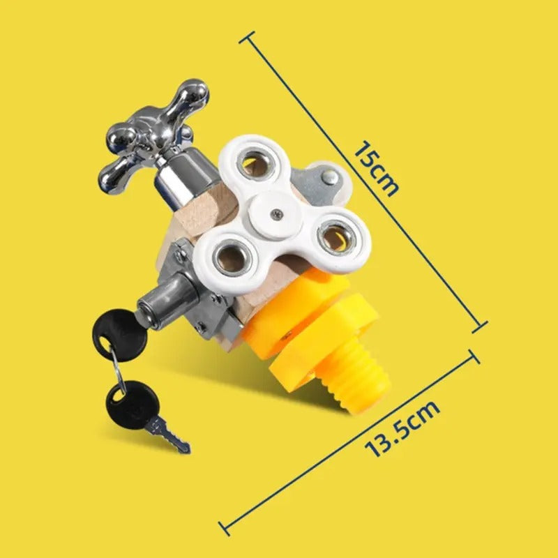 MONTESSORİ  AHŞAP AKIL VE ZEKA KÜPÜ: Hayal Gücünün Kilitlerini Açsın, Zihnini Geliştirsin!